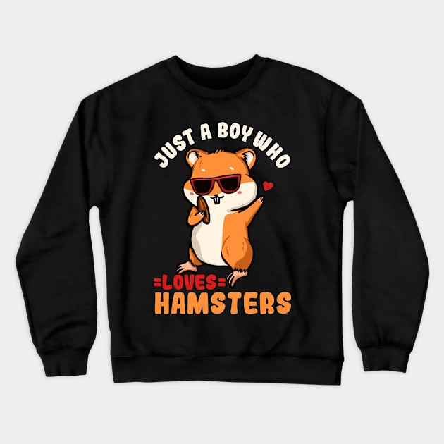 Hamster Hamster Lover Crewneck Sweatshirt by KAWAIITEE